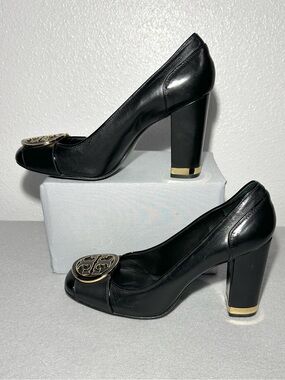 Tory Burch Reva Block Heel Pumps